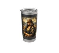 Monna Lisa nera, mese della storia nera Bicchiere termico in acciaio inox doppia parete