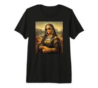 Monna Lisa Nera, Mese della Storia Nera Maglietta Premium