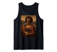 Monna Lisa Nera Pittura Mese della Storia Afroamericana Canotta