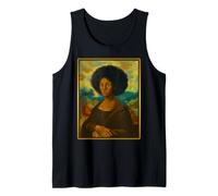 Monna Lisa Nera Regina Afro Donna Africana Mese della Storia Canotta