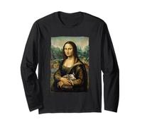 Monna Lisa Porcellino Ritratto d'Arte Pittura Maglia a Manica