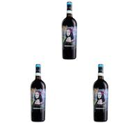 Monnalisa Montepulciano d'Abruzzo DOC, Vino Rosso Intenso con Note Morbide e Speziate, 14.5% Vol., Bottiglia da 750 ml (Confezione da 3)