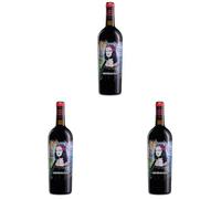 Monnalisa Sangiovese Superiore Riserva Romagna DOC, Vino Rosso dal Gusto Morbido e Rotondo con Note Legnose e Profumo Fruttato, 15% Vol., Bottiglia da 750 ml (Confezione da 3)