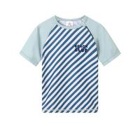 Monnëka Rashguard Bambino Manica Corta per Spiaggia e Piscina | Blues & Beyond 4 a 5 Anni