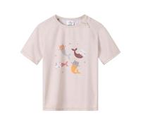 Monnëka Rashguard Bambino Manica Corta per Spiaggia e Piscina | Mermaid Cats 2 a 3 Anni