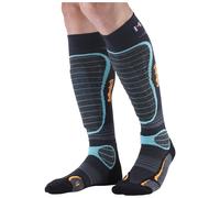 Monnet - Calze da sci con protezione in gel tibia - GelProtech Ski Pack Socks Bleu - Taglia 45-46 - Blu