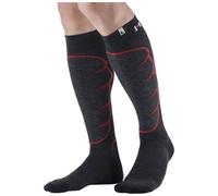 Monnet - Calze da scialpinismo in lana merino - Ski Touring Rouge - Taglia 41-42 - rosso