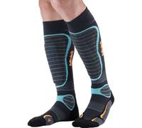 MONNET Mi-bas Gel Protech Ski - Uomo - Blu / Grigio / Arancione - Taglia 35-36- modello 2027