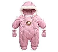 Mono Bebe Invierno Mono De Invierno para bebé Cómodo Manga Larga Mono Invierno bebé Cálido Manga Larga Traje De Nieve Invierno Monos Outfits