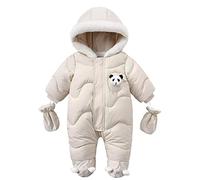 Mono Bebe Invierno Mono De Invierno para bebé Cómodo Manga Larga Mono Invierno bebé Cálido Manga Larga Traje De Nieve Invierno Monos Outfits