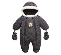 Mono Bebe Invierno Mono De Invierno para bebé Cómodo Manga Larga Mono Invierno bebé Cálido Manga Larga Traje De Nieve Invierno Monos Outfits