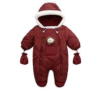 Mono Bebe Invierno Mono De Invierno para bebé Cómodo Manga Larga Mono Invierno bebé Cálido Manga Larga Traje De Nieve Invierno Monos Outfits