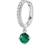 Mono orecchino cerchio verde Brosway Fancy flg82 argento925