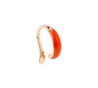 Mono Orecchino Dodo Rondelle earcuff DHC3007_RONDE_RORAG Oro rosa Smalto Rosso