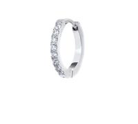 Mono Orecchino Donna Marlù 31OR0021-W a cerchio 2cm con zirconi