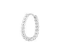 Mono Orecchino Donna Marlù 33OR0114 a cerchio 1,5 cm trama con sfere Silver