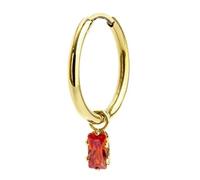 Mono orecchino donna Marlù con cristallo arancione pvd oro 2or0090g-h