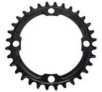 Mono plateau in alluminio Praxis 1X 104BCD Noir