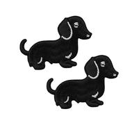 Mono-Quick 12318 - Set di 2 adesivi per bassotti a forma di cane, dimensioni: circa 3,5 x 5 cm