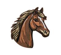 Mono-Quick 14155 RECYCL-PATCH - Toppa con testa di cavallo, in bottiglie di PET riciclate