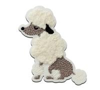 Mono-Quick Barboncino di Ciniglia animale - Toppe Termoadesive Patch Toppa Ricamate, Misura: 6,9 x 5,5 cm