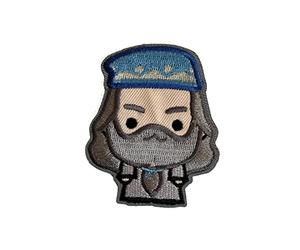 Mono-Quick Harry Potter Hogwarts Albus Dumbledore - Toppe Termoadesive Patch Toppa Ricamate, Misura: 5 x 6 cm