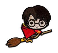 Mono-Quick Harry Potter Sulla Scopa Patch Termoadesivo 5,2 x 7,6 cm per Adulti Bambini con Mago Magia Hogwarts Fan, Compleanno Regalo Fai Da Te Idea Originale