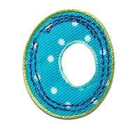 Mono-Quick Lettera O Multicolore Toppa Termoadesiva Lettere 3 x 3,5 cm per Bambini Adulti con Nome Iniziali Monogramma Personalizzato, Sport Squadra Calcio Numeri Trasferimento Decorazione