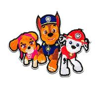 Mono-Quick Paw Patrol Chase Marshall Skye Patch Termoadesivo 6,1 x 7,5 cm per Bambini con Super Cuccioli Cane Eroe Avventura, Pantaloni Jeans Ginocchio Riparazione Toppe