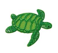 Mono Quick RECYCLPATCH - Toppa da stiro, in bottiglie di PET riciclate, colore: verde THINK (14123 - tartaruga)