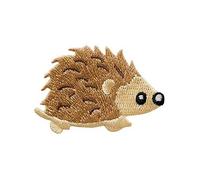 riccio animale bambini - Toppe termoadesive Patch Toppa ricamate, misura: 5 x 3,5 cm