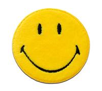 Mono Quick Smiley Soft - Toppe Termoadesive Patch Toppa Ricamate, Misura: 5 x 4,6 cm