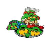 Mono-Quick TMNT© 1825 x applicazione team, toppe termoadesive, diversi motivi, Teenage Mutant Ninja Turtles (18258 - TMNT Pizza)