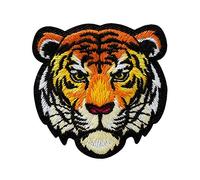 Mono Quick Toppa con testa di tigre, da applicare con ferro da stiro