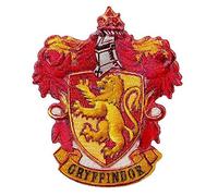 Mono Quick - Toppa da applicare con ferro da stiro, motivo: case di Hogwarts della saga di Harry Potter, a scelta tra Grifondoro, Serpeverde, Tassorosso e Corvonero (18068 - Grifondoro)