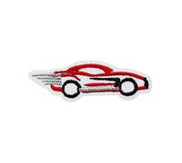 Mono-Quick Toppa termoadesiva per auto da corsa, 5,0 x 1,8 cm