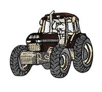 Mono-Quick Trattore Patch Termoadesivo 6,5 x 5 cm per Bambini con Fattoria Cantiere Azione Giocattolo Originale, Toppe Adesive Cucire Vestiti Pantaloni Compleanno