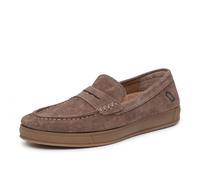 Mono Way Mocassini In Suede Marrone - Taglia 40 Scarpe Uomo Mocassini