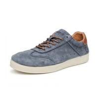 Mono Way Sneakers Basse In Pelle Blu - Uomo Scarpe Sneakers Eleganti E Premium