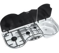 Monoblocco thetford serie 353 pano cottura e lavello destra