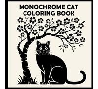 Monochrome Cat Coloring Book: Calming Designs for Stress Relief and Relaxation