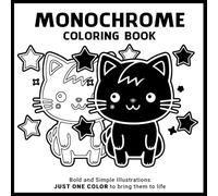 Monochrome Coloring Book: A Mindful Break Coloring Pages in One Color