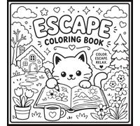 Monochrome Escape Coloring Book for Adults: Black and White Coloring Book for Adults Featuring Flowers, Cottages, Animals and Quiet Nature Scenes