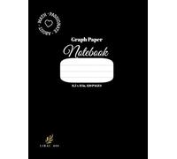 Monochrome Graph Paper Grid composition Math Notebook, Large size 8,5 x 11 inches, 60 Sheets, black color: Perfect for different school tasks, for ... creatives, great gift for family and friends