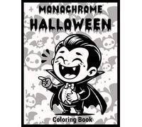 Monochrome Halloween: Spooky Coloring Book for Kids | One Color Coloring | Still and Slow | Use one Pen