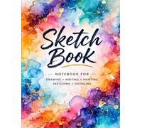 Monochrome Sketch Book: Black And White Drawing Notebook for Artists, Teens Minds