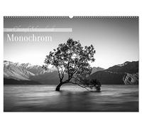 Monochrome Wonders (Wandkalender 2026 DIN A2 quer), CALVENDO Monatskalender: Die Wunder unserer Erde in Schwarz/Weiss