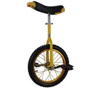 Monociclo con Ruota da 16/18/20 Pollici, Monociclo con Ruote Antiscivolo, Bici for Adulti Monociclo Mountain Bike Regolabile in Altezza for Adulti Montagna in Butile Antiscivolo(Yellow,18inch)