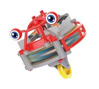 Monociclo con tecnologia nera - Giroscopio in metallo, Spinner alimentato a batteria, robot funambolo | Modello di fisica a punta di dita 2 in 1, set di gioco di apprendimento della scienza ed