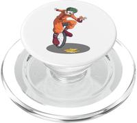 Monociclo monociclo bicicletta divertente clown monociclo PopSockets PopGrip per MagSafe